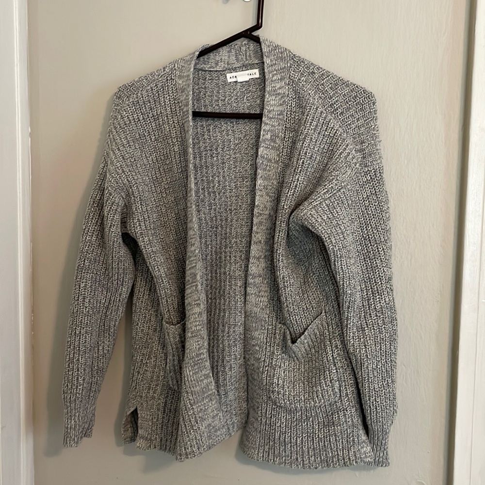 Long sweater grey sweater